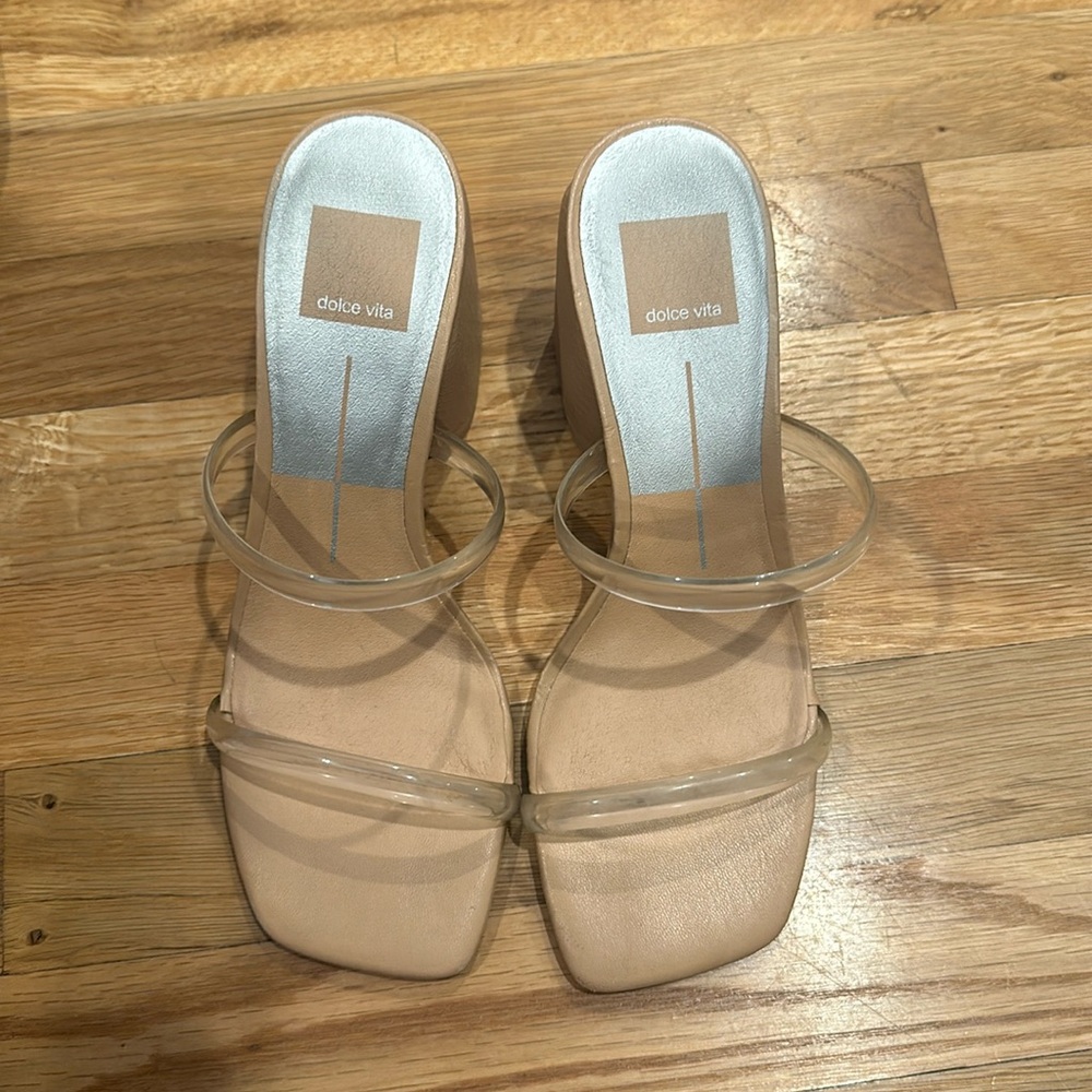 Dolce Vita Clear Strap Heels